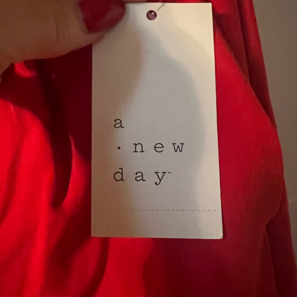 a new day Red Trousers Straight Leg - Picture 2 of 9